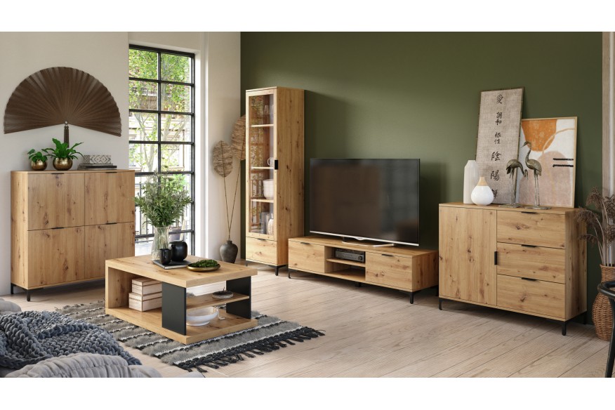 Comò LANA K-50S Rovere Artisan - MOBILE CON CASSETTO